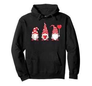 Funny Valentine's Day Gnomes Love Hoodie