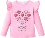 Toddler Girls XOXO Valentine Heart T-Shirt
