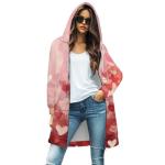 Valentine's Day Cute Print Oversized Hoodie T-Shirt