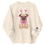Personalized Valentine's Pug Dog T-Shirt