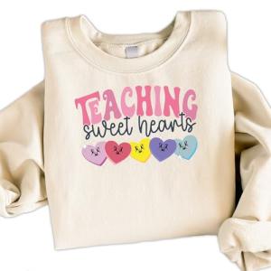 Teacher Valentine's Day T-Shirt for Sweethearts