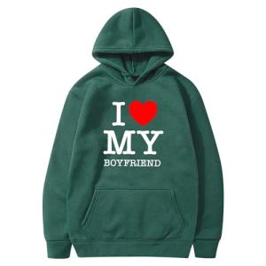 I Love My Boyfriend Hoodie - Cute Valentine Gift