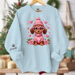 Personalized Dachshund Valentine’s Day T-Shirt