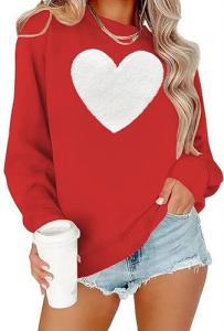 Cute Love Heart Graphic Valentine’s Day Tee