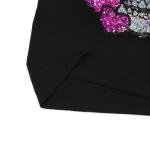 Vintage Gothic Skull Off The Shoulder Tee for Women