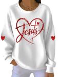 Jesus Loves Me Valentine’s Day T-Shirt for Women