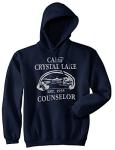 Camp Crystal Lake Funny Graphic Hoodie