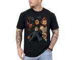 Spooky Horror Movie Characters Halloween T-Shirt