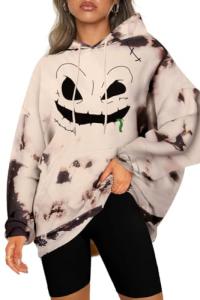 KNEYATTA Spooky Halloween Ghosts Long Sleeve Shirt