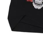 Vintage Gothic Skull Off The Shoulder T-Shirt