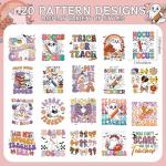 Halloween Teacher Iron-On Transfers - 20 Pack