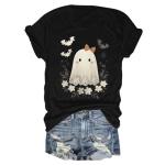 Cute Women’s Halloween Pumpkin Graphic T-Shirt