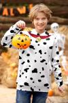 Halloween Cartoon Pullover for Kids 5-6 Years