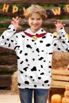 Halloween Cartoon Pullover for Kids 5-6 Years