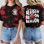 Cute Halloween Tie Dye Ghost T-Shirt for Women