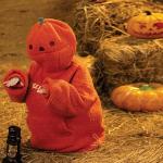 Cute Spooky Pumpkin Graphic Full Zip Hoodie