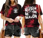 Cute Halloween Tie Dye Ghost T-Shirt for Women