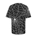 Women's Halloween Spider Web Casual T-Shirt