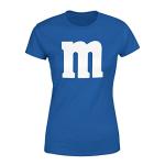 Funny Letter M Halloween T-Shirt for Women