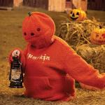 Cute Spooky Pumpkin Graphic Full Zip Hoodie