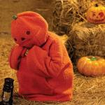 Cute Spooky Pumpkin Graphic Full Zip Hoodie