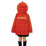 Cute Spooky Pumpkin Graphic Full Zip Hoodie