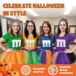 Funny Letter M Halloween T-Shirt for Women