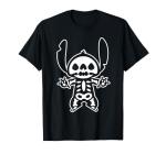 Stitch Halloween Skeleton T-Shirt for Disney Fans