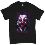 Creepy Grinning Clown Halloween T-Shirt for Men