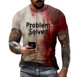 I'm Fine Bloody Problem Solved Halloween T-Shirt