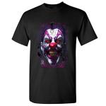 Creepy Grinning Clown Halloween T-Shirt for Men