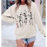 Spooky Dancing Skeleton Oversized Halloween T-Shirt