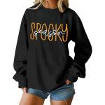 Spooky Season Graphic Sweatshirt for Women