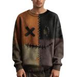 Funny Pumpkin Graphic Halloween T-Shirt for Men