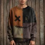 Funny Pumpkin Graphic Halloween T-Shirt for Men