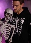 Skeleton Halloween Hoodie for Men - Black 3XL