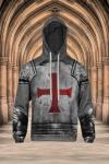 Medieval Knight Templar Hoodie for Men