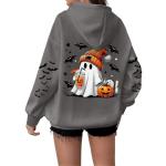 Spooky Plus Size Halloween Hoodies for Women