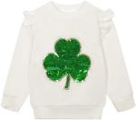 Lucky Shamrock St. Patrick's Day T-Shirt for Girls