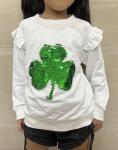 Lucky Shamrock St. Patrick's Day T-Shirt for Girls