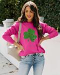 St. Patrick's Day Shamrock Sequin Sweatshirt
