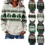 Funny St. Patrick's Day Shamrock Sweatshirt for Women