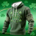 Men's St. Patrick's Day Green Clover T-Shirt