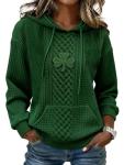 St. Patrick's Day Shamrock Art T-Shirt for Women