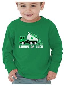 Boys St. Patrick's Day Construction Truck Shirt