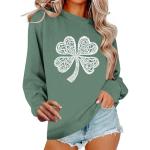 Funny St. Patrick's Day Clover Graphic Tee for Women