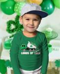 Boys St. Patrick's Day Construction Truck Shirt