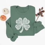 Funny St. Patrick's Day Clover Graphic Tee for Women