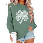 Funny St. Patrick's Day Clover Graphic Tee for Women