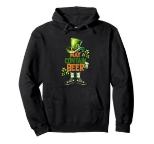 Funny Retro Leprechaun Beer St. Patrick’s Day Hoodie